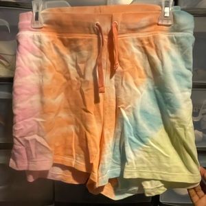 Tie dye shorts